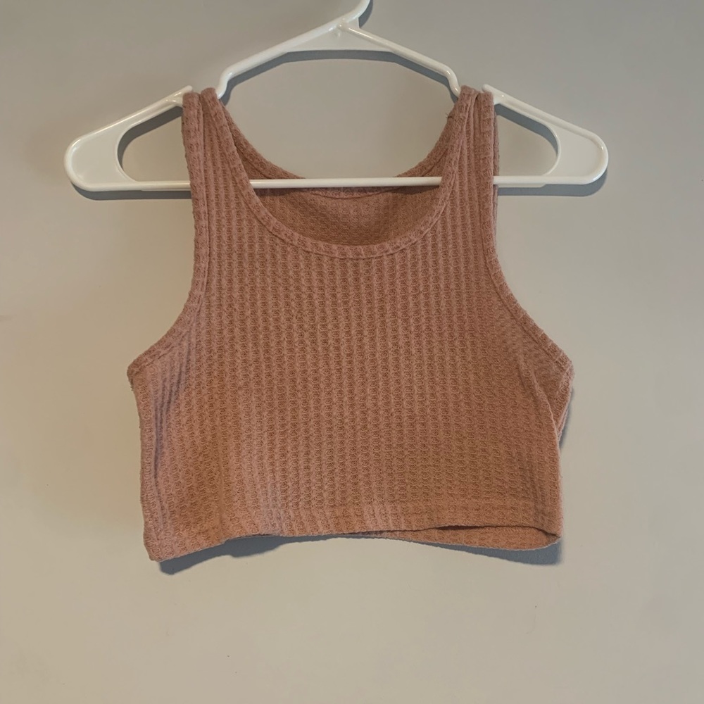 Cozy crop top